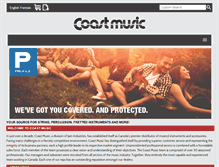 Tablet Screenshot of coastmusic.com